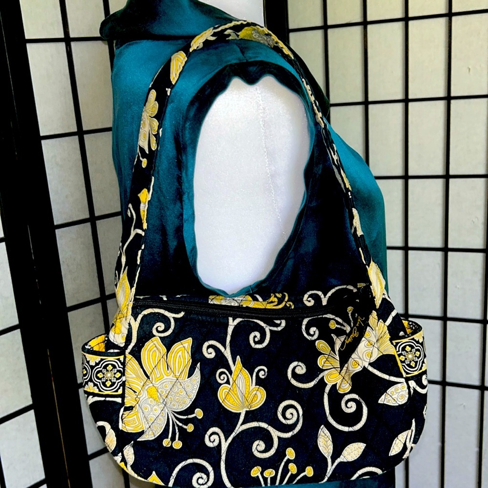 Vera Bradley Retired 2008 Yellow Bird Small Maggie Purse